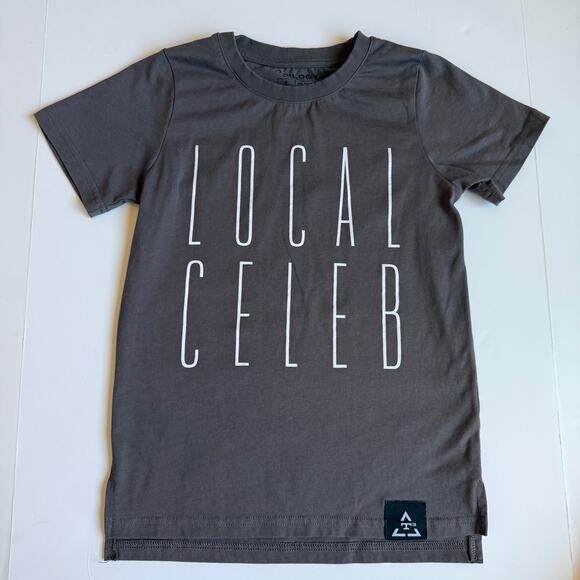 Trilogy Local Celeb Gray Graphic Tee 6 - Picture 2 of 9